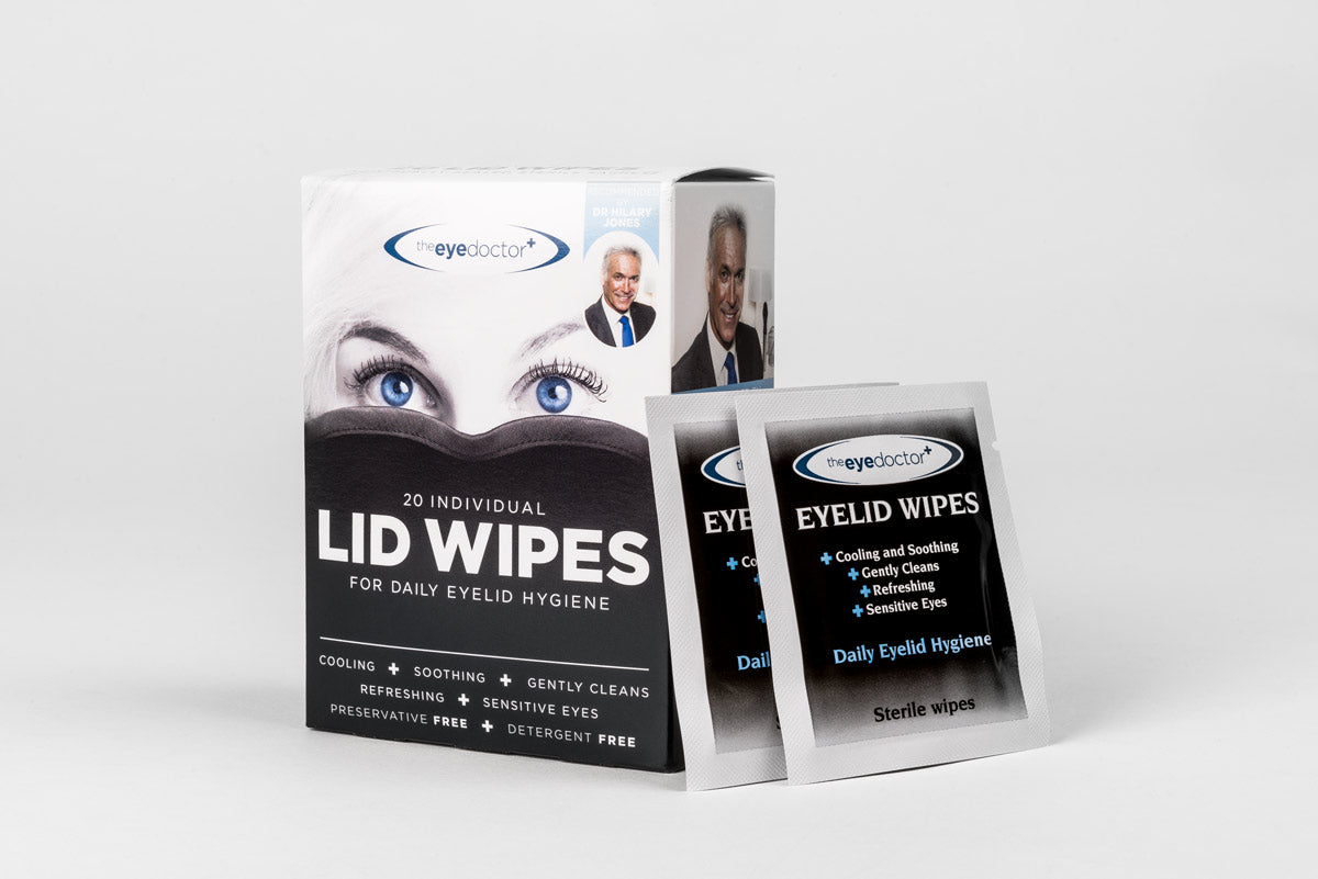 Eyelid Wipes -  Lindrande ögonlocksrengöring - 20 biologiskt nedbrytbara