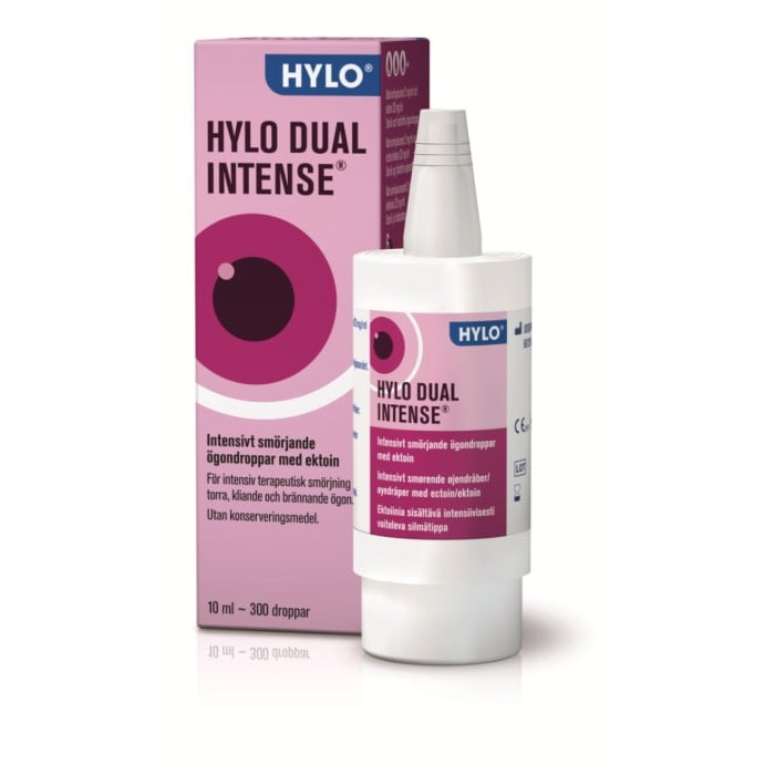 Hylo Dual Intense 10 ml - Intensivt smörjande ögondroppar